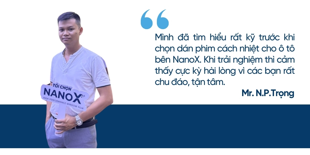 Các đánh giá thực tế của Khách hàng khi trải nghiệm gói phim cách nhiệt ô tô 7 chỗ NanoX Platinum