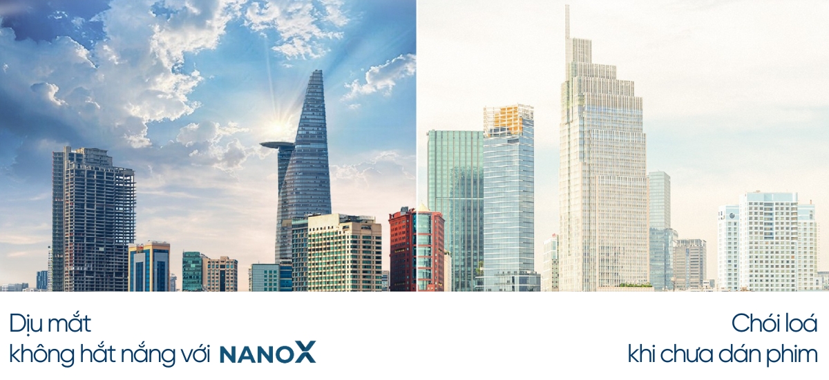 Phim cách nhiệt nhà kính NanoX giúp giảm chói lóa và bảo vệ mắt