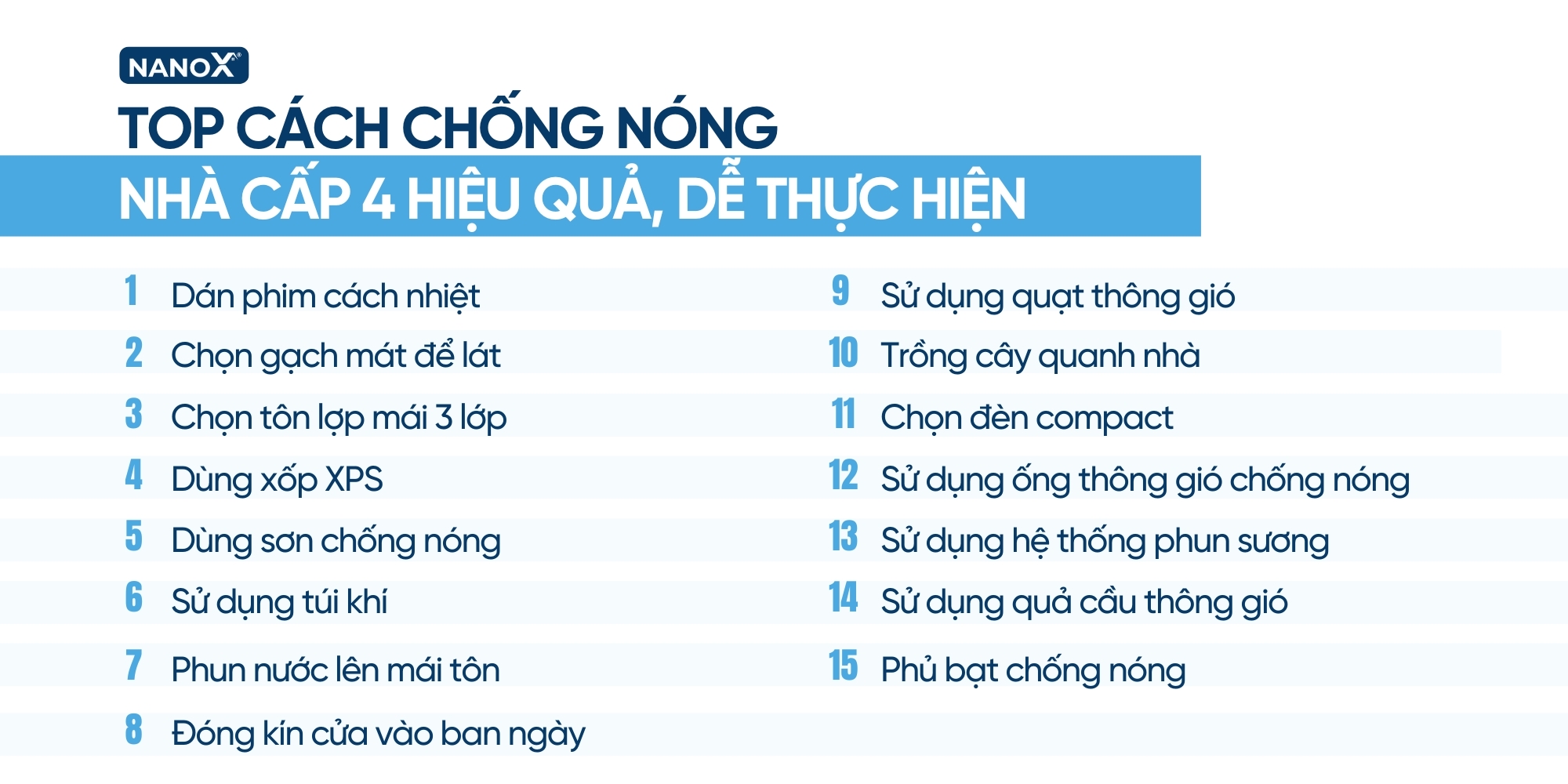 Top 15 cách chống nóng nhà cấp 4 hiệu quả, dễ thực hiện 10 Top cách chống nóng nhà cấp 4