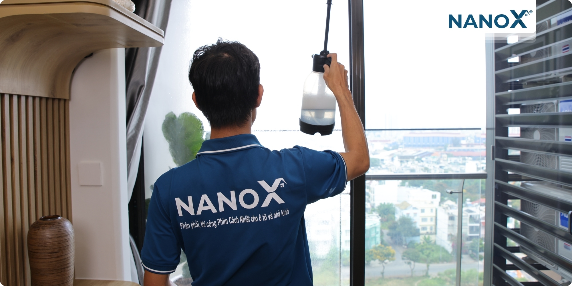 Dán phim cách nhiệt căn hộ Akari City