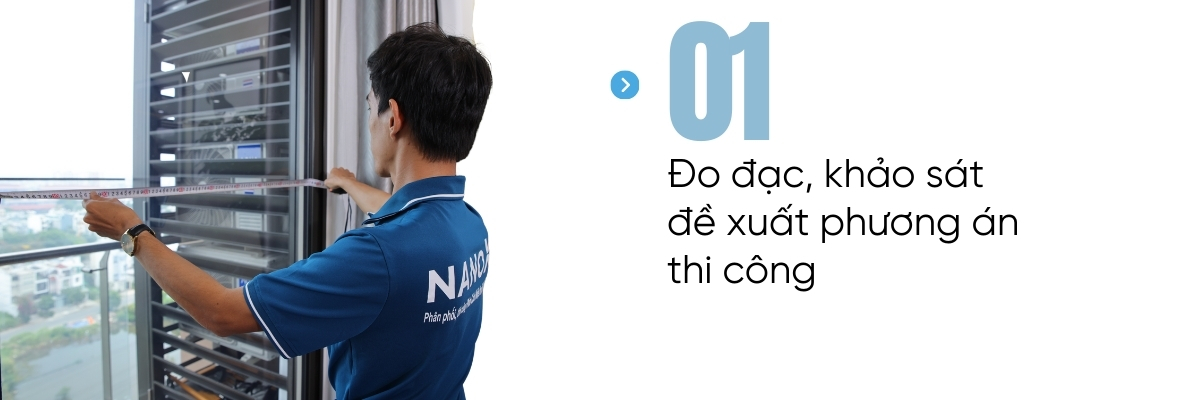 Cách dán phim cách nhiệt cửa kính