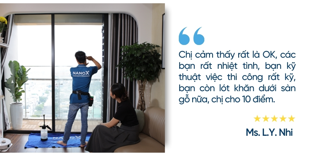 trai nghiem khach hang dan phim cach nhiet nha kinh Akari City 2