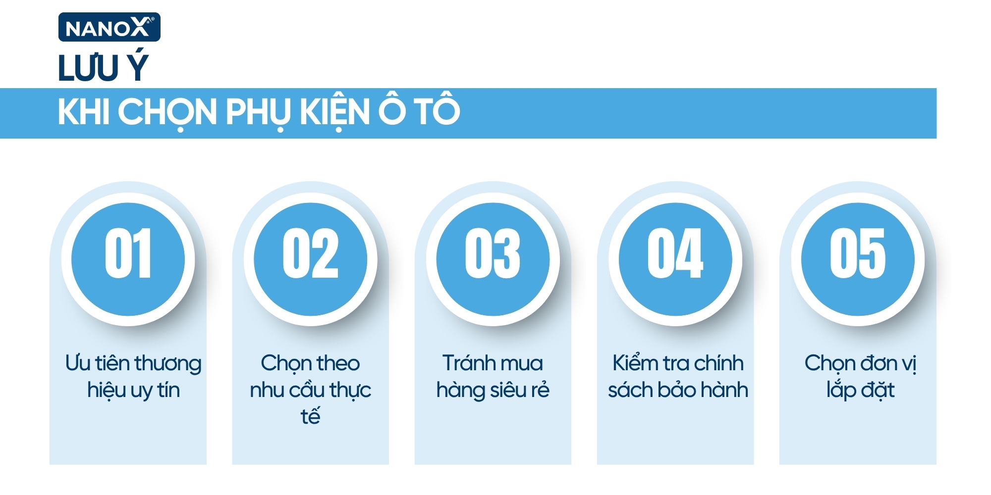 Lưu ý khi chọn phụ kiện ô tô