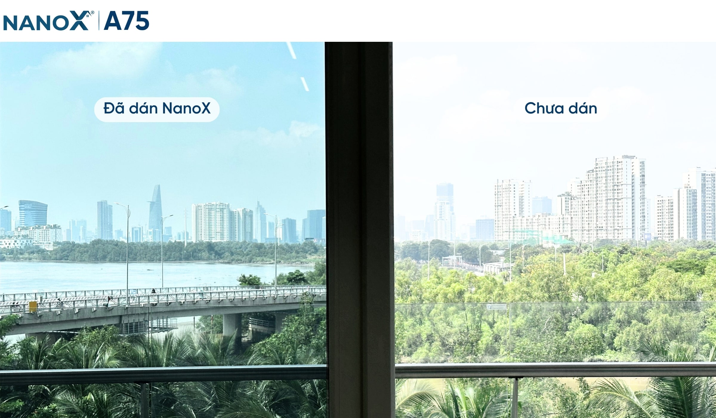 Thi công phim cách nhiệt NanoX Eco-Cool A75