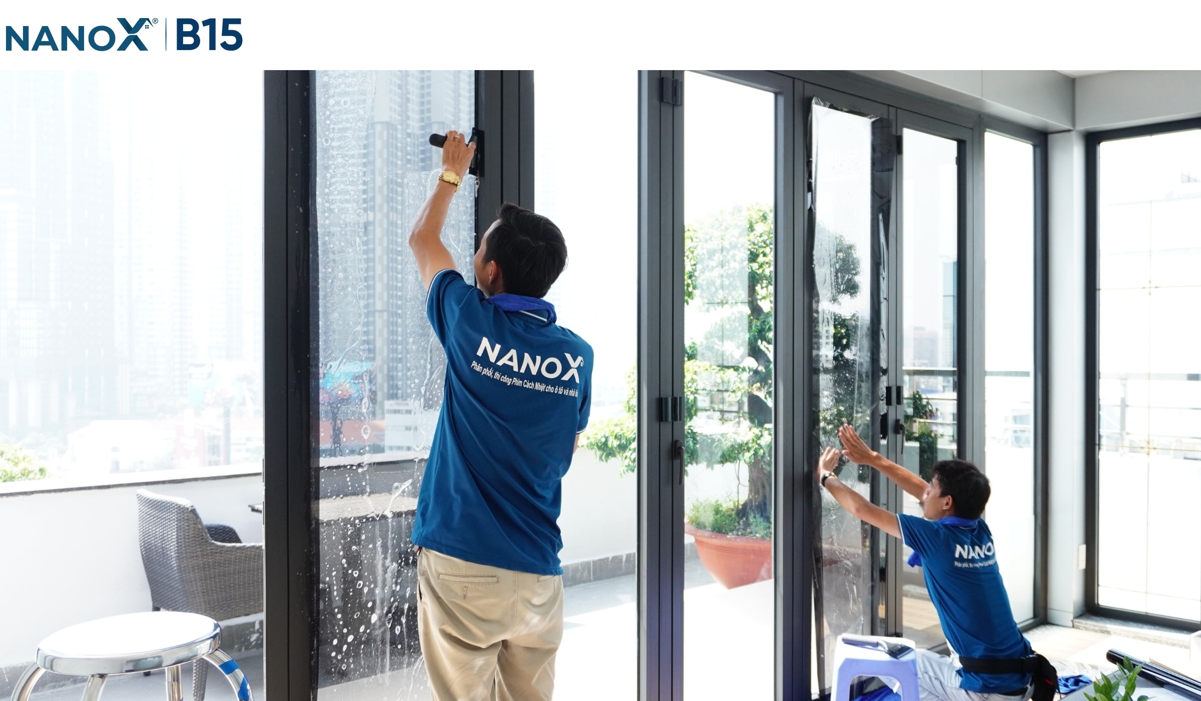Thi công phim cách nhiệt Ice-Con B15