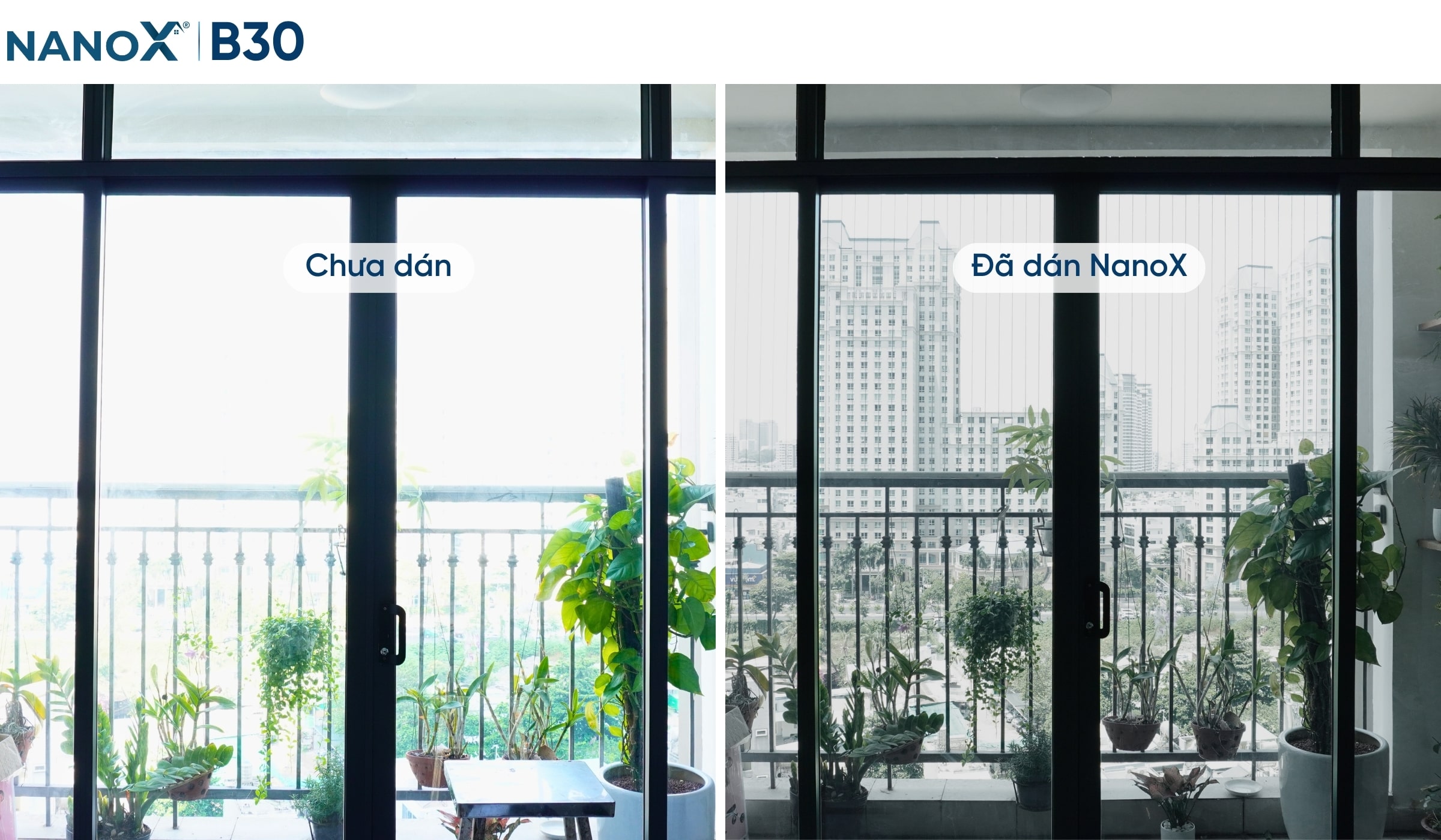 Thi công phim cách nhiệt NanoX Ice-Con B30