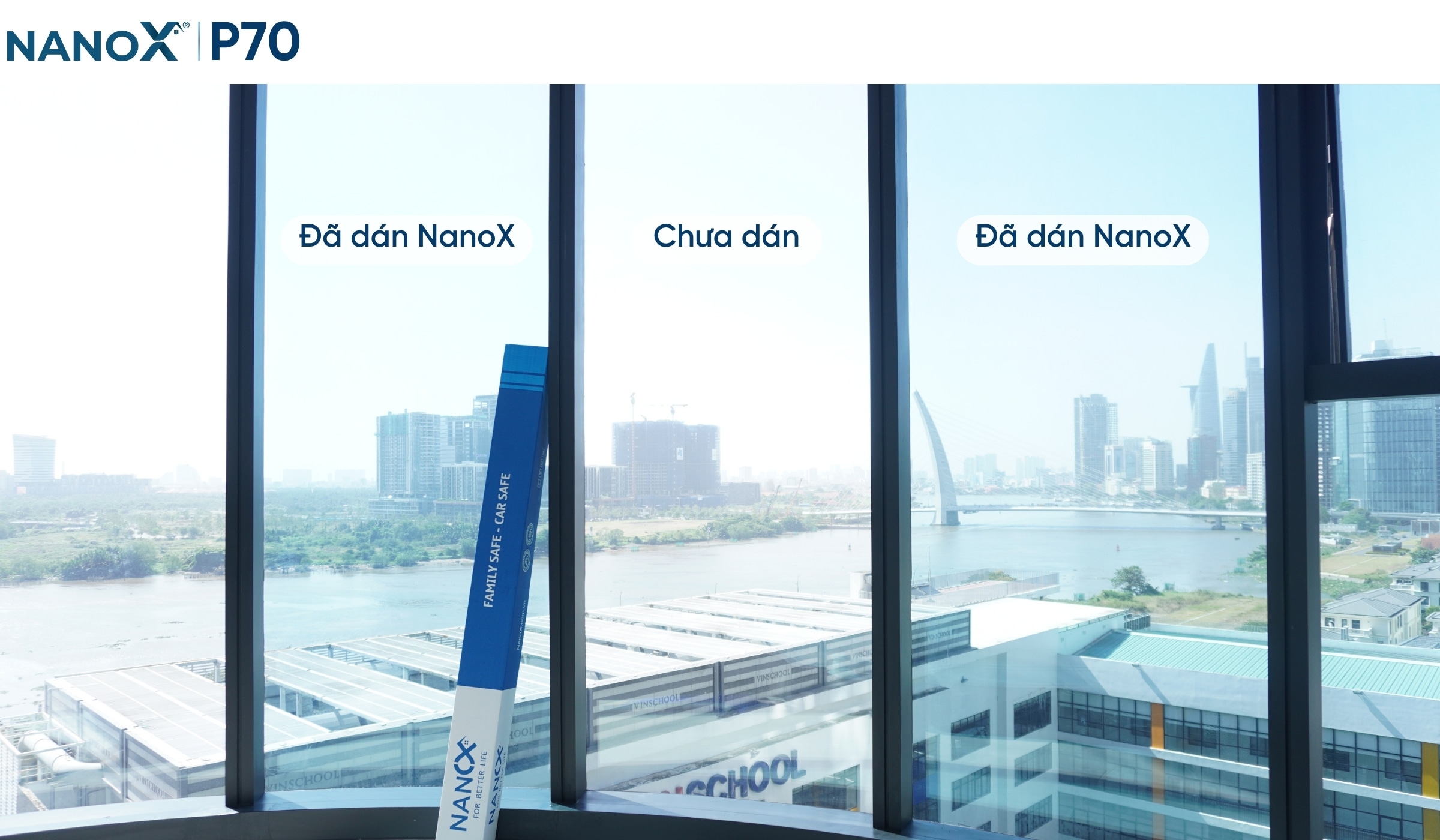 Thi công phim cách nhiệt Diamond View P70