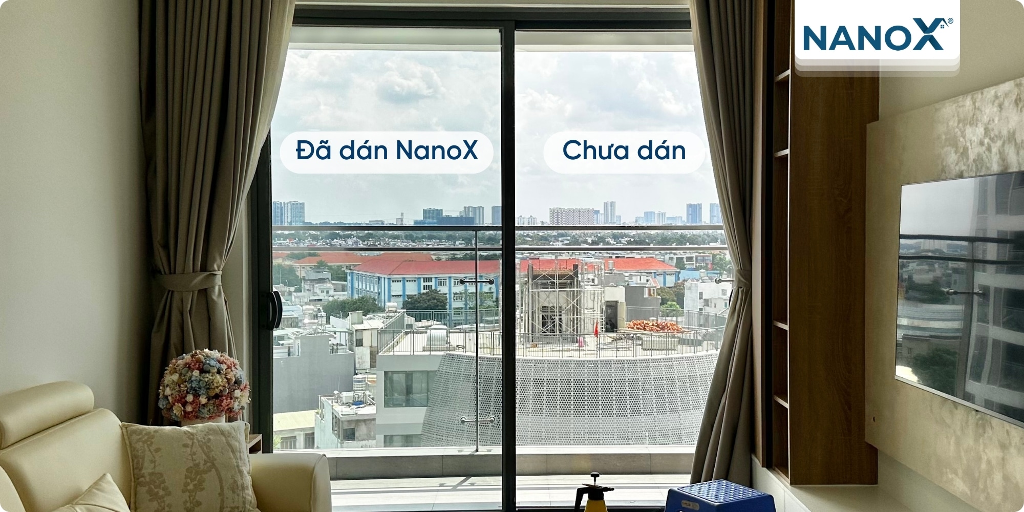 Dán phim cách nhiệt căn hộ Urben Green