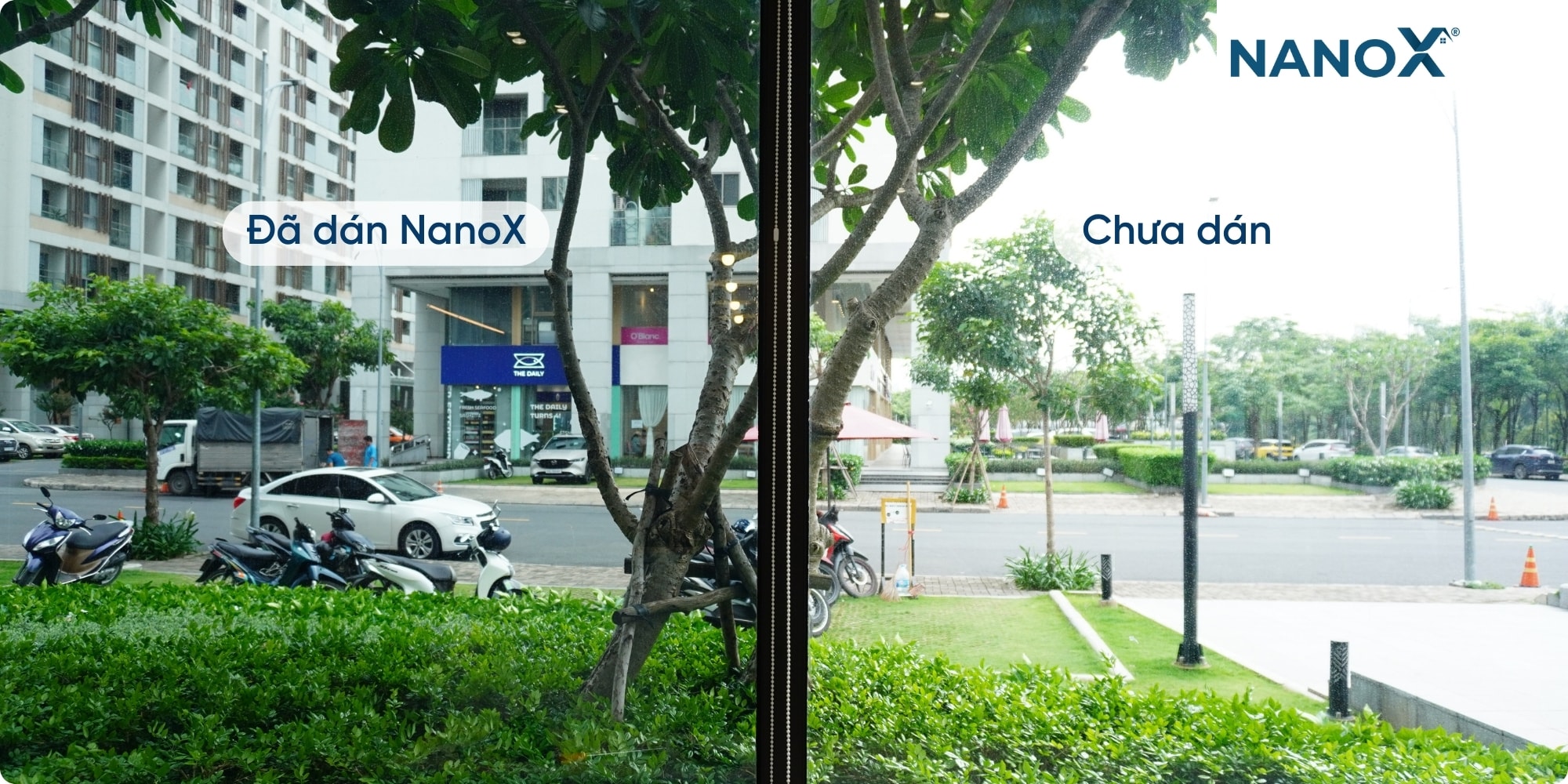 Hochi Cafe 15 Dán phim cách nhiệt quán cà phê Hochi