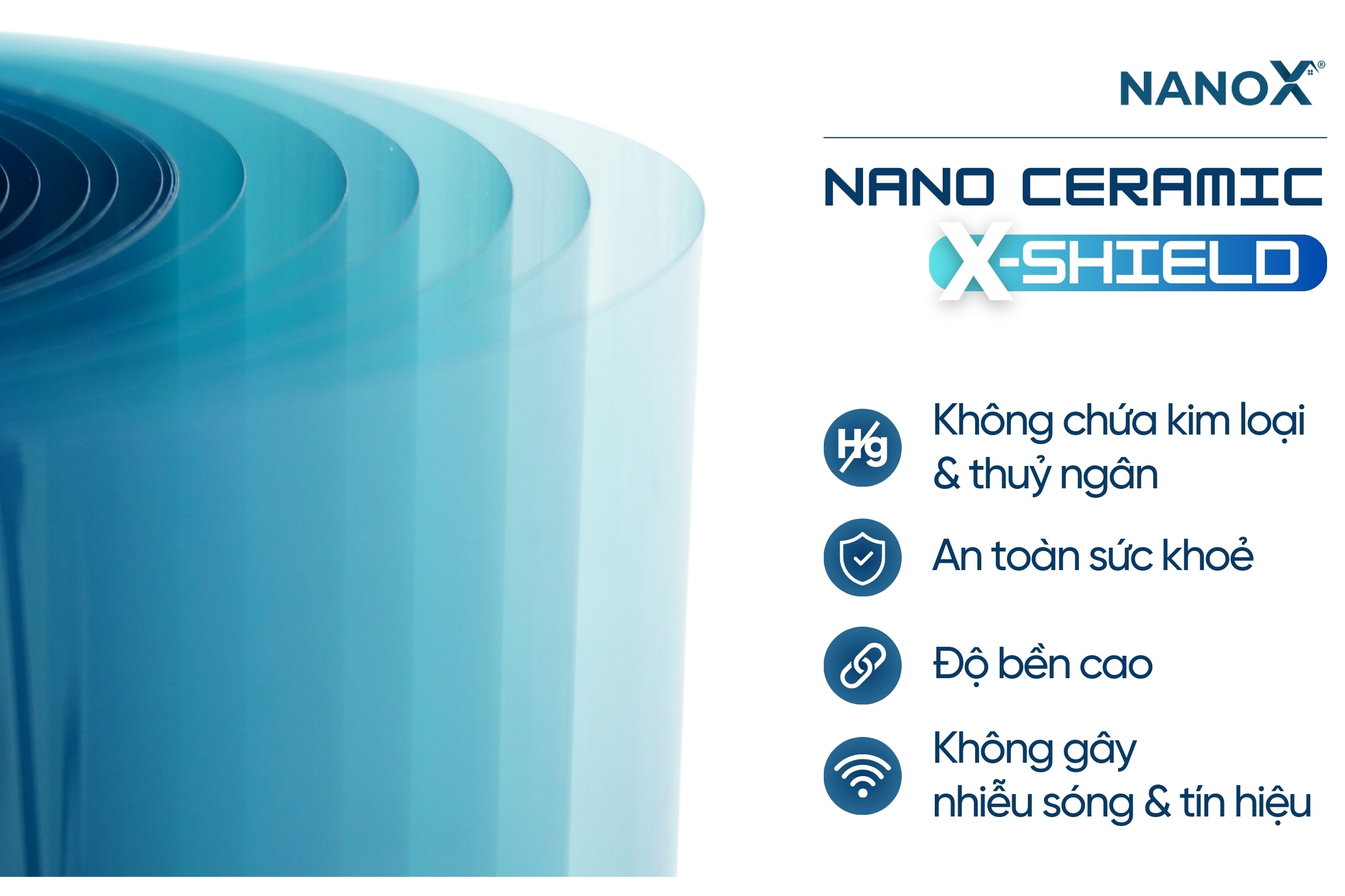Công nghệ Nano Ceramic X-Shiled được phát triển bởi NanoX và đội ngũ chuyên gia Hàn Quốc