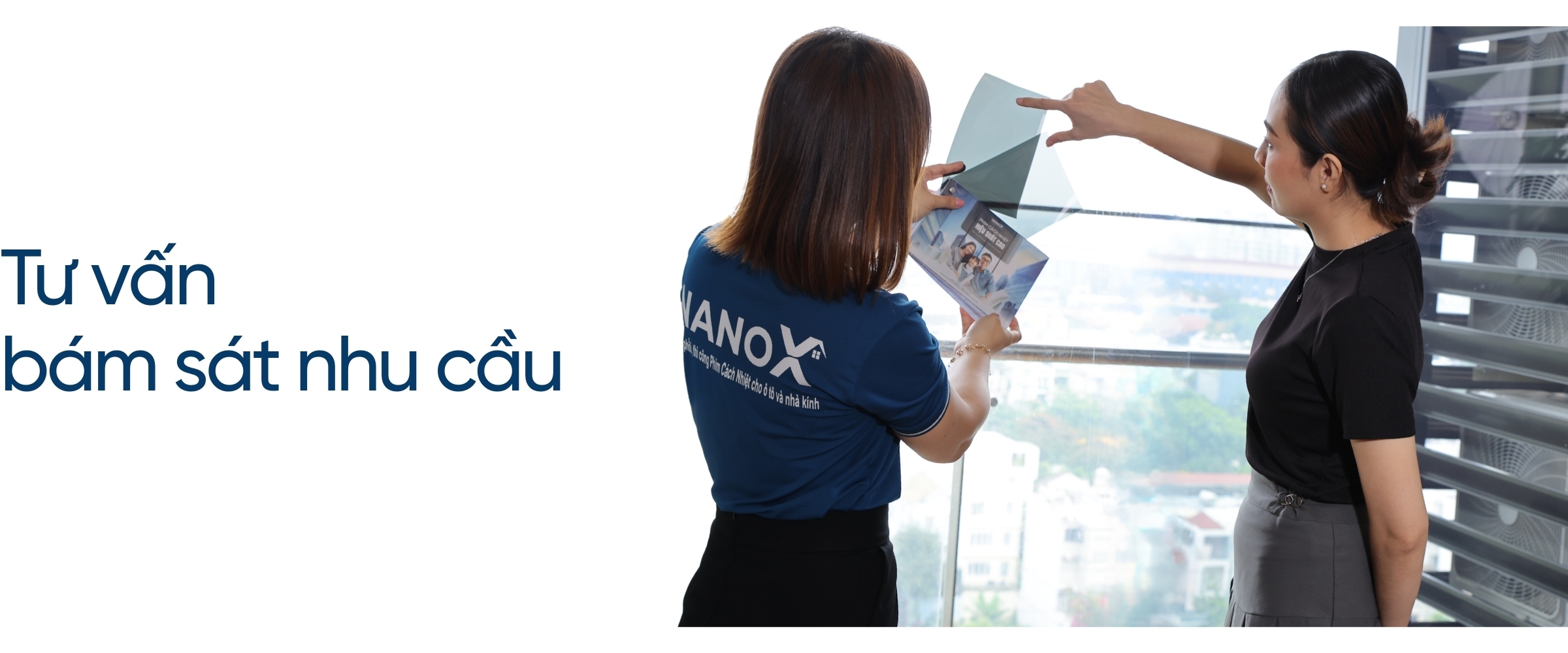 Quy trình thi công dán phim cách nhiệt nhà kính NanoX