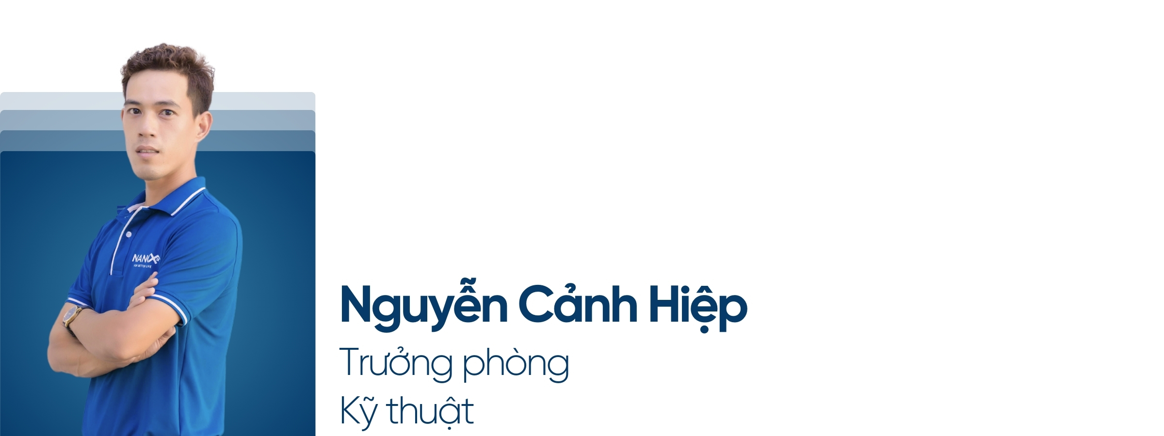 Trưởng phòng kỹ thuật Nguyễn Cảnh Hiệp
