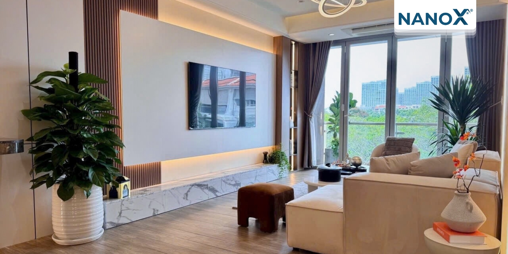 Dan phim cach nhiet can ho garden plaza 1 2