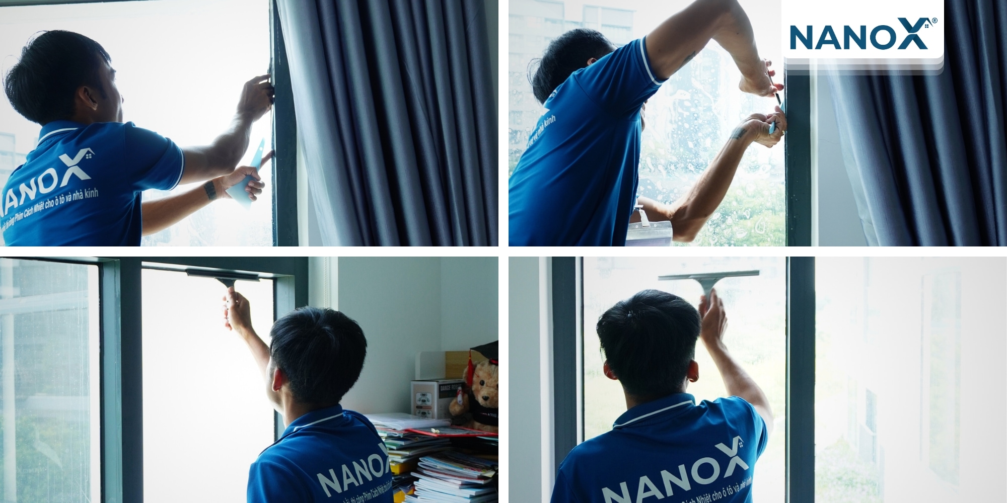 Dan phim cach nhiet can ho garden plaza 4