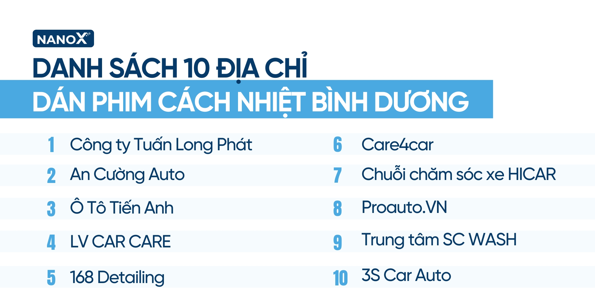 địa chỉ dán phim cách nhiệt ô tô uy tín tại Bình Dương