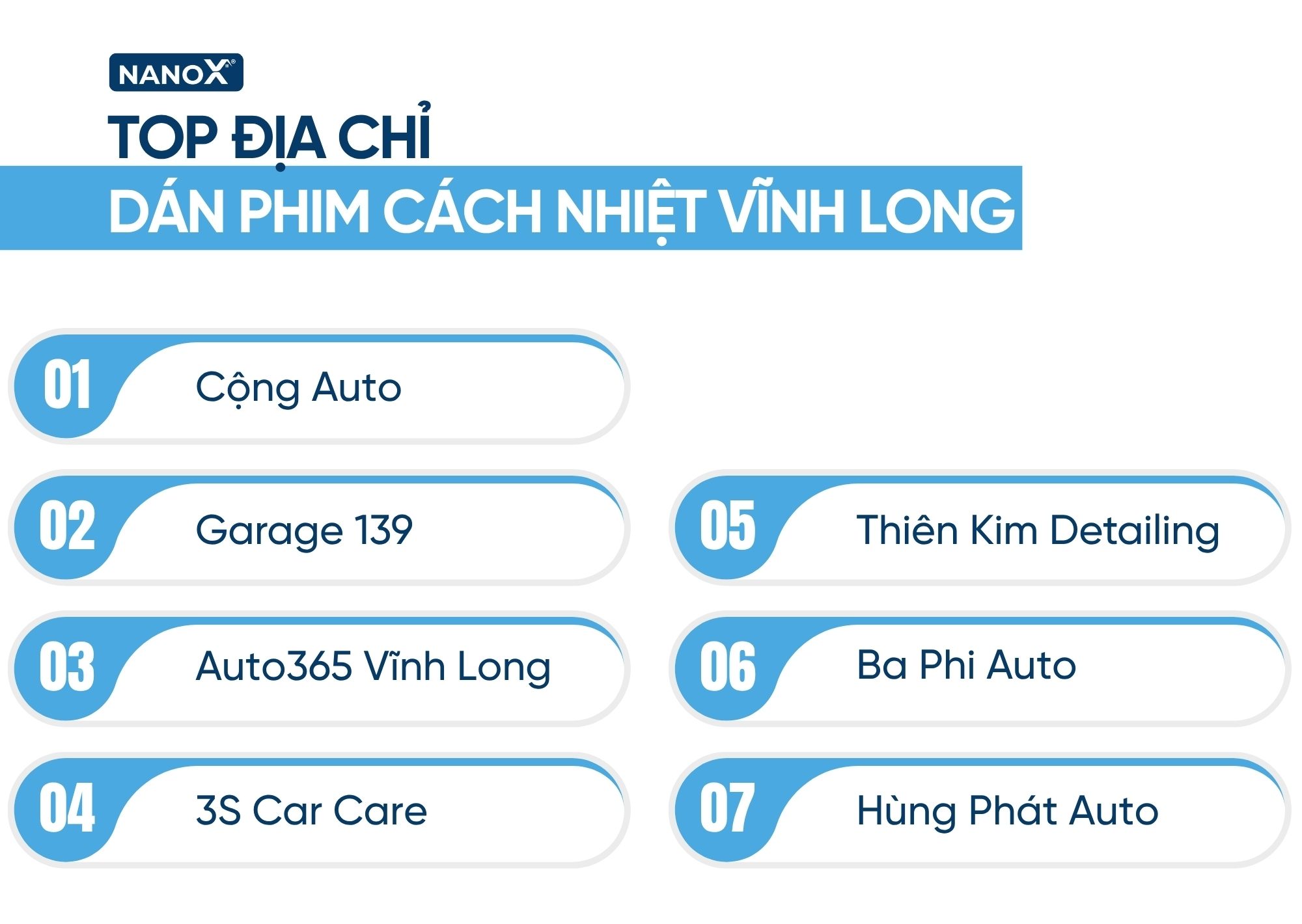 Top 7 địa chỉ dán phim cách nhiệt ô tô Vĩnh Long uy tín 8 Top địa chỉ dán phim cách nhiệt Vĩnh Long