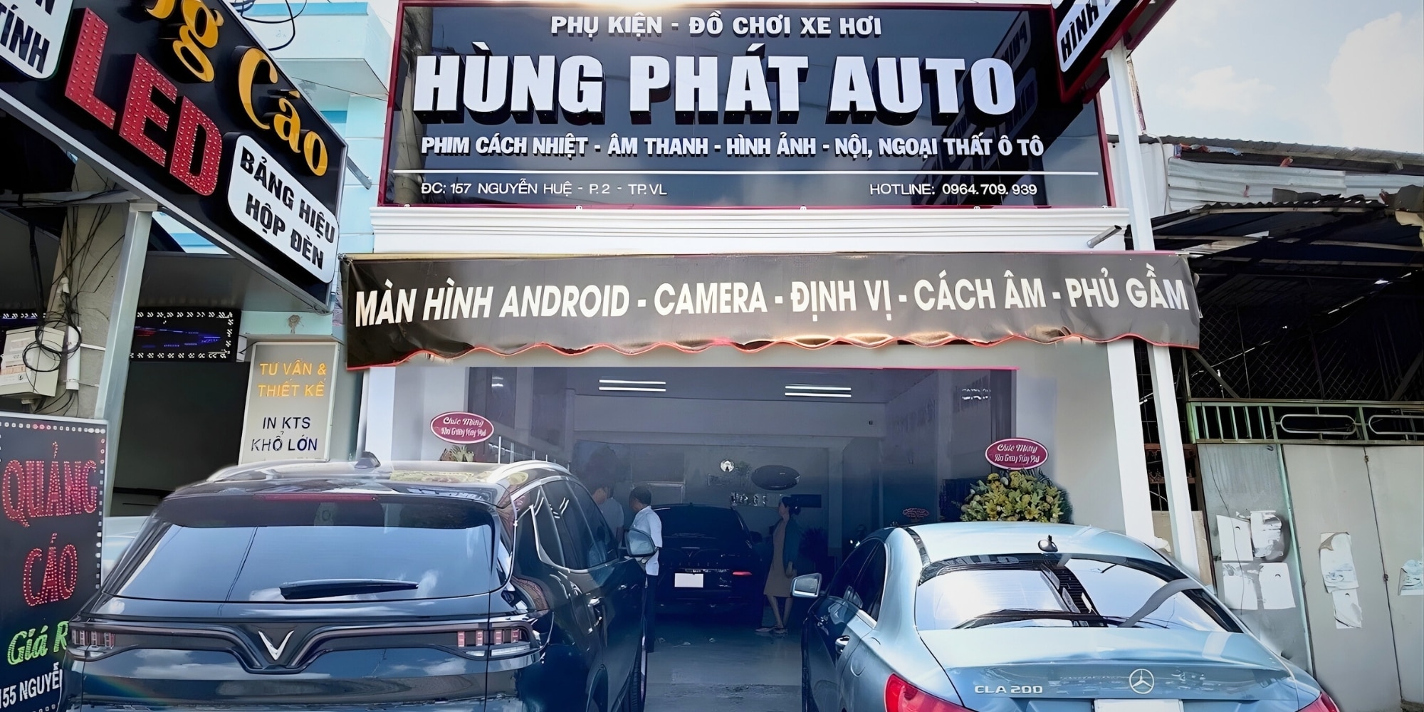 Top 7 địa chỉ dán phim cách nhiệt ô tô Vĩnh Long uy tín 7 Hùng Phát Auto đã được nhiều chủ xe tin chọn và đánh giá tốt