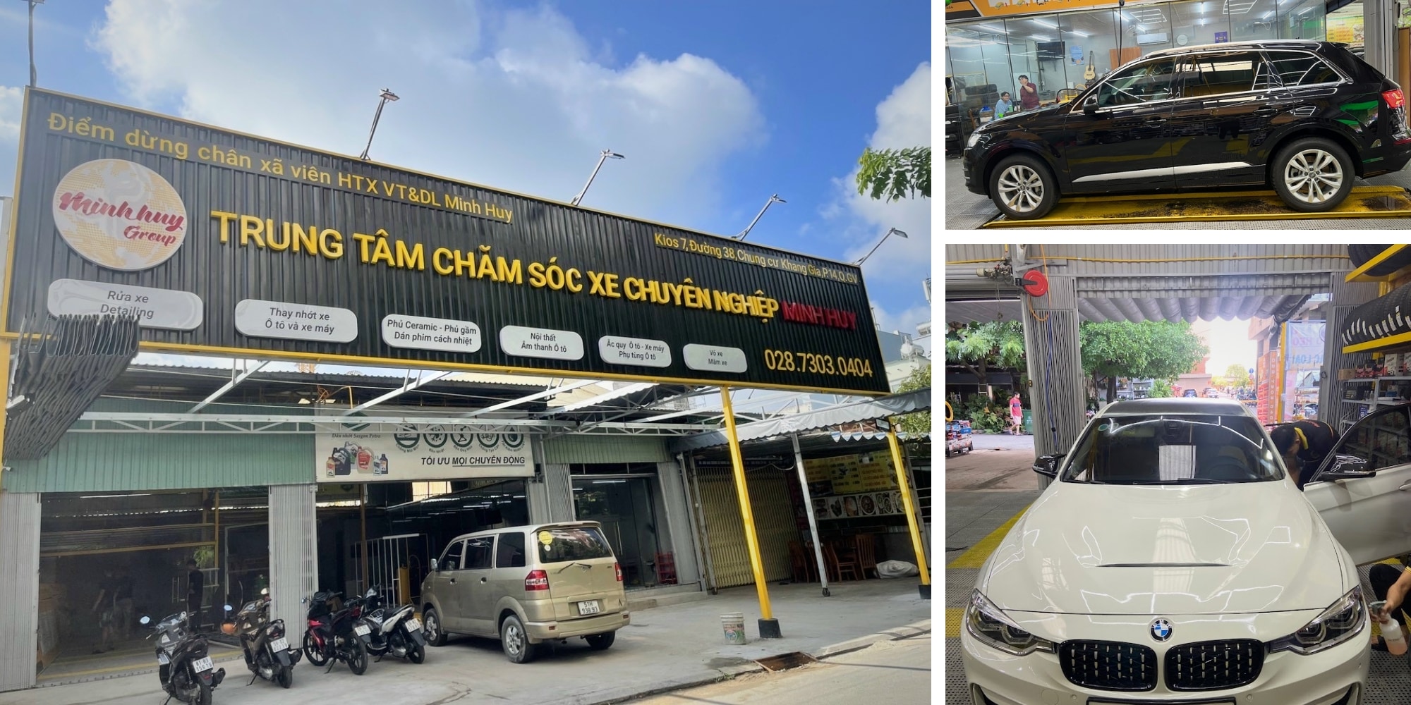 Trung tâm chăm sóc xe chuyên nghiệp Minh Huy - Gò Vấp, TP.HCM là nơi uy tín để dán phim cách nhiệt cho xe