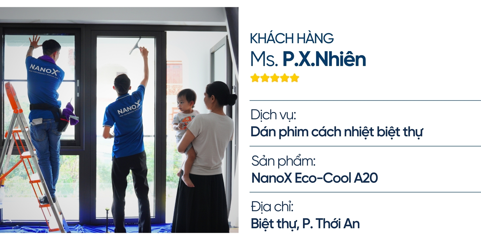 trai nghiem khach hang dan phim cach nhiet biet thu thanh xuan 1