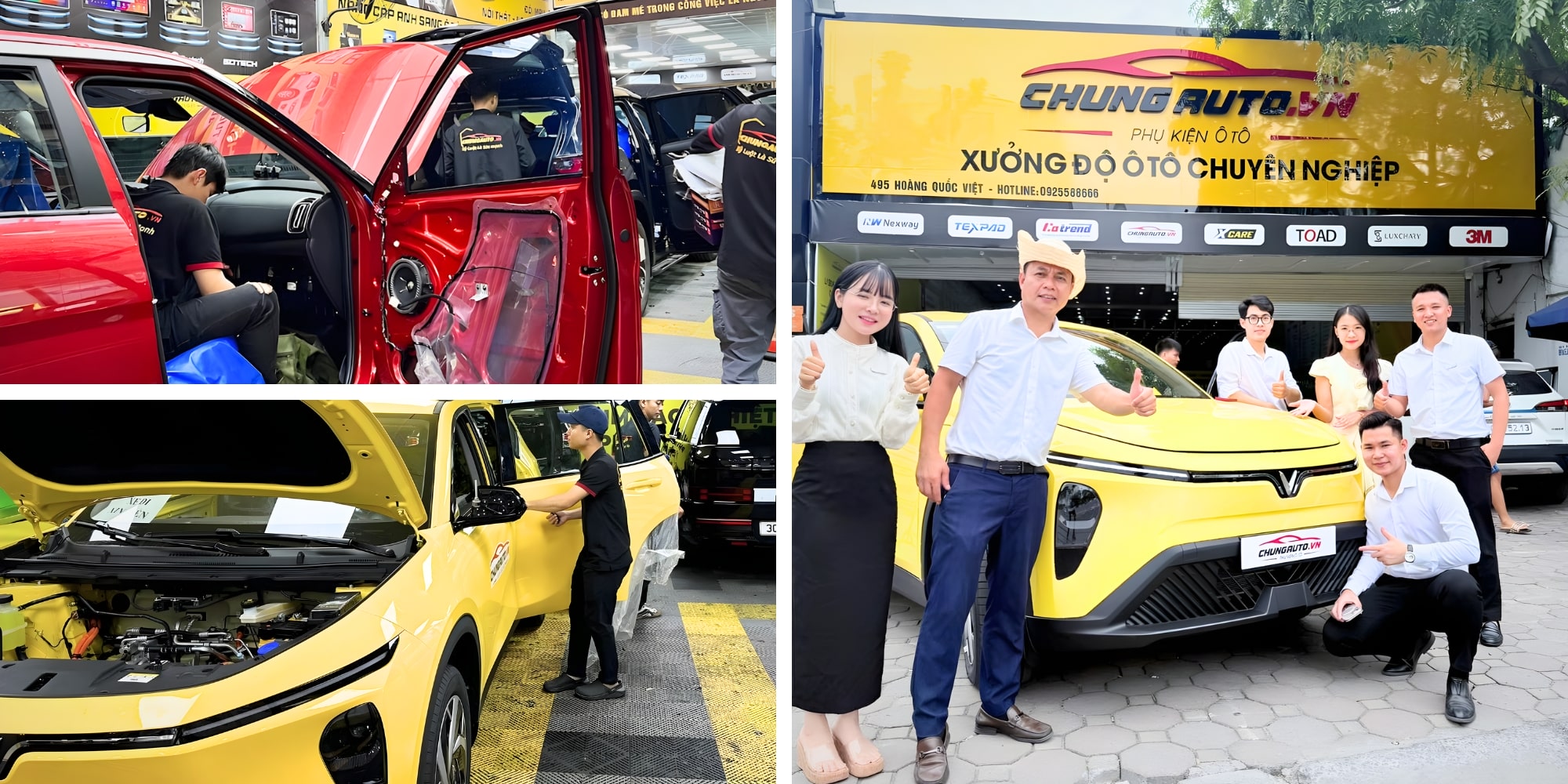 Top 11 địa chỉ dán phim cách nhiệt Hà Nội đáng tham khảo 3 Dán phim cách nhiệt ô tô tại Chung Auto Khách hàng được đảm bảo về chất lượng dịch vụ