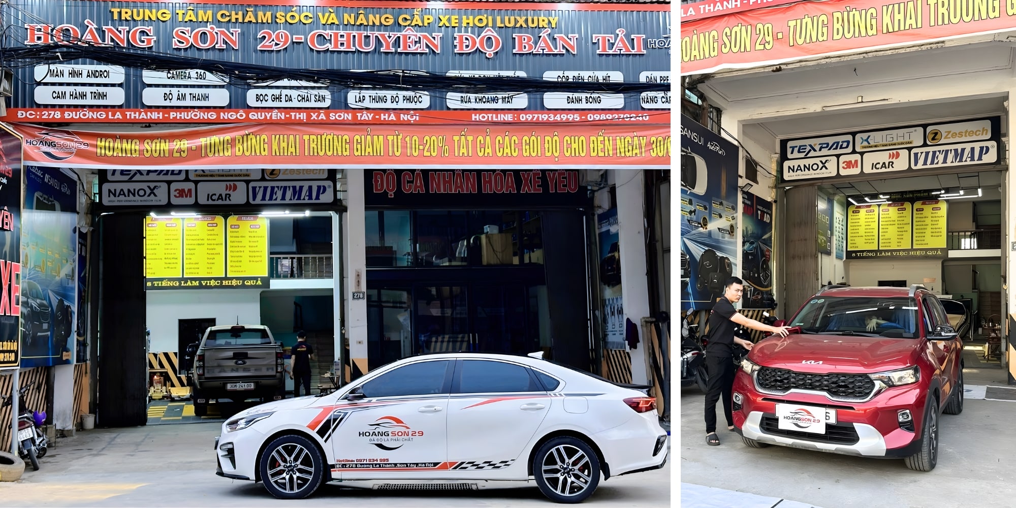 Top 11 địa chỉ dán phim cách nhiệt Hà Nội đáng tham khảo 5 Hoàng Sơn 29 - Sơn Tây, Hà Nội đơn vị dán phim cách nhiệt ô tô tại Hà Nội đáng tham khảo