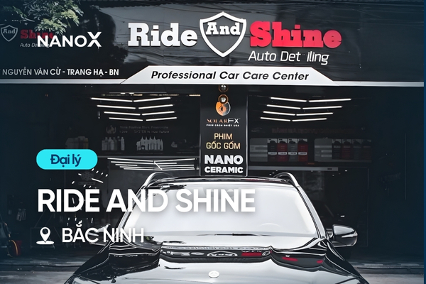 dai ly phim cach nhiet NanoX Ride And Shine Auto Detailing