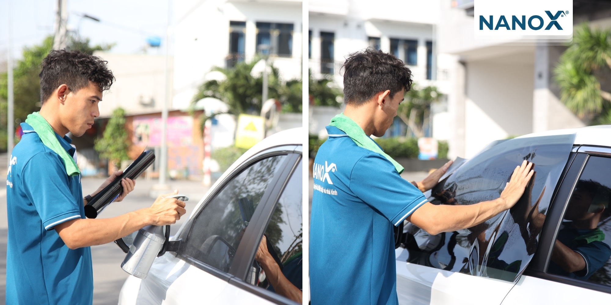 Anh Hạ - Dán phim ô tô MG5 6 trai nghiem khach hang dan phim cach nhiet o to mg5 5