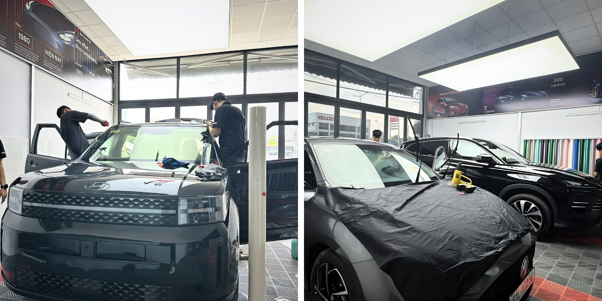 Công ty TNHH Phụ kiện ô tô T&H chuyên cung cấp các dịch vụ dán phim cách nhiệt ô tô và nhà kính