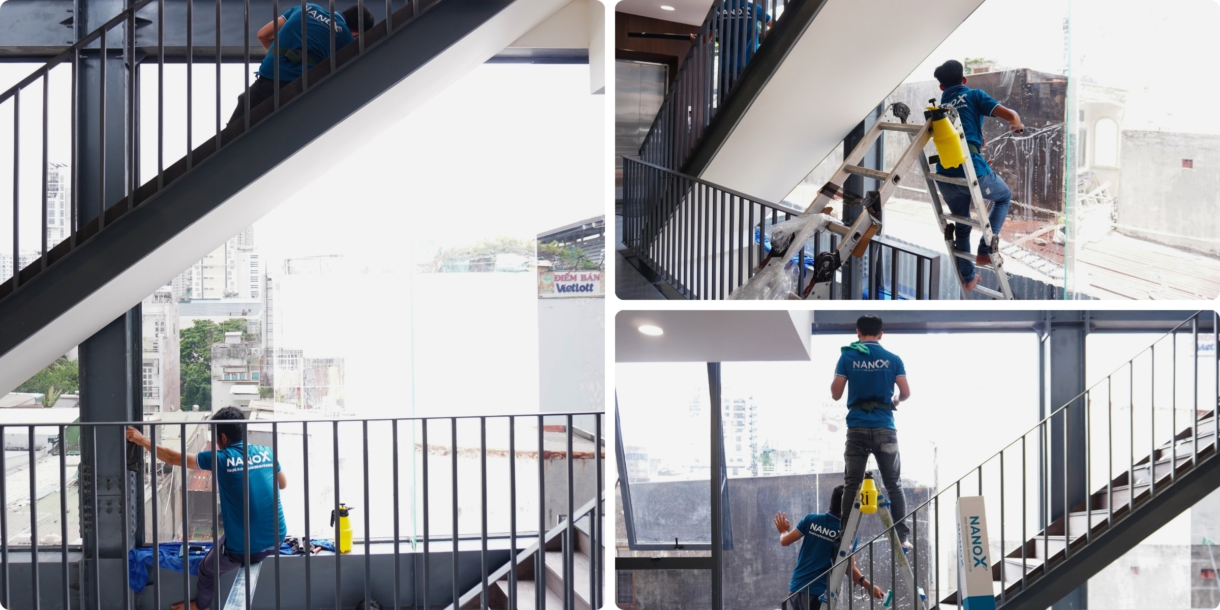 Phim cách nhiệt nhà kính NanoX Supreme 15 13 Khách hàng dán phim cách nhiệt NanoX Supreme 15 tại Metro View Building