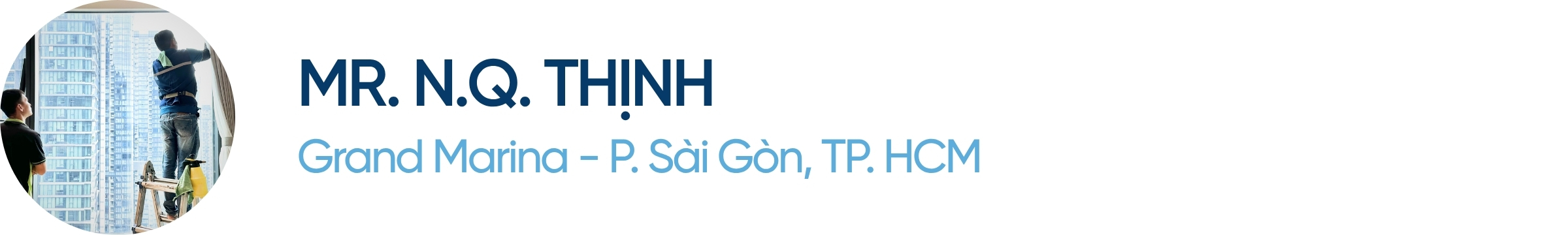 Khách hàng dán phim cách nhiệt NanoX B60 tại căn hộ Grand Marina
