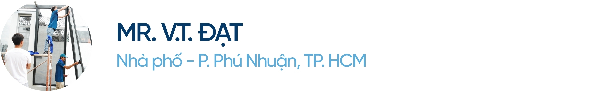 Khách hàng dán phim cách nhiệt NanoX A30 tại nhà phố phường Phú Nhuận