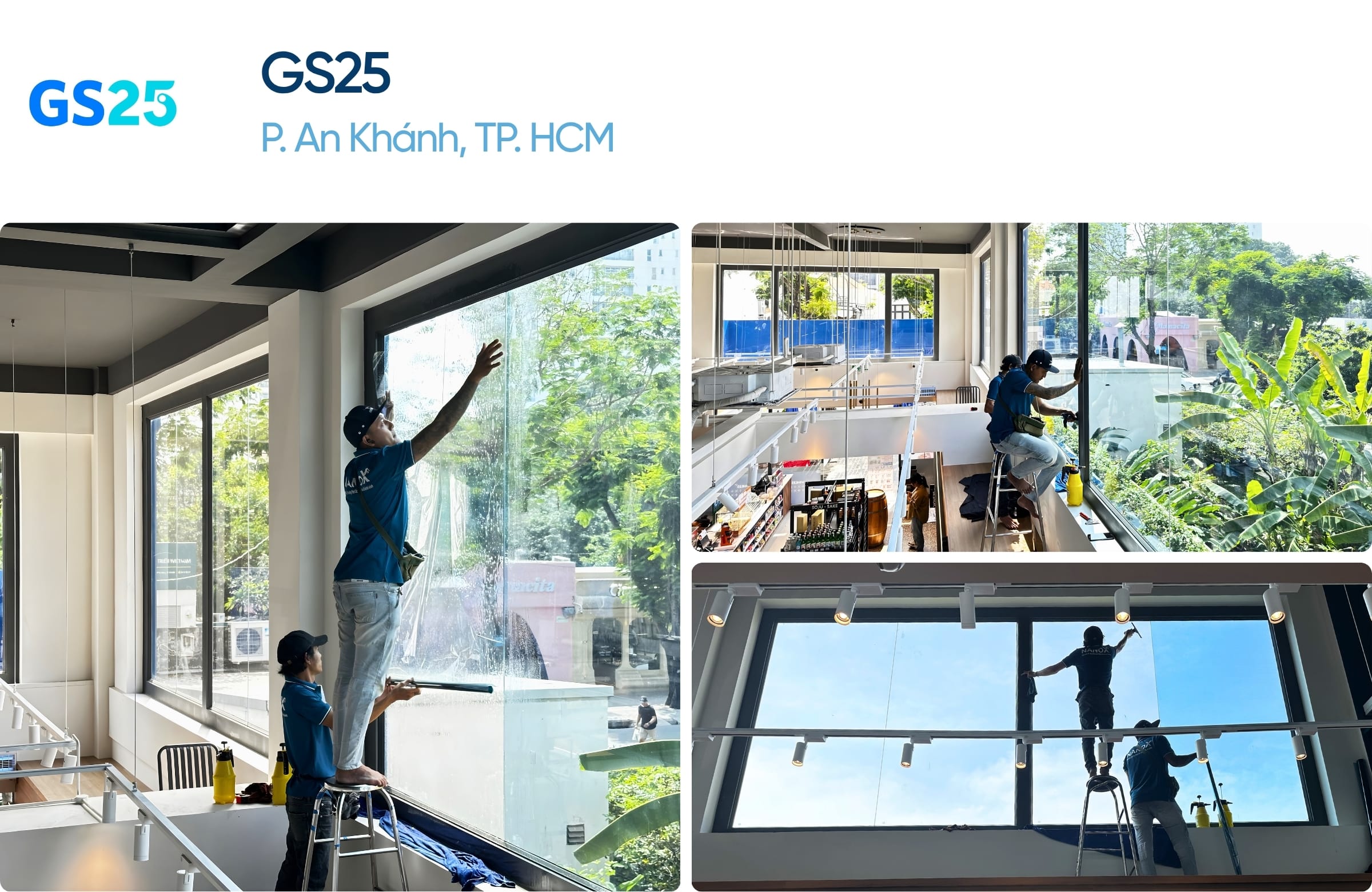 Khách hàng thi công mã phim cách nhiệt nhà kính NanoX P70 GS25