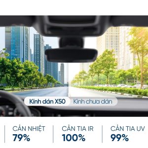 Mã phim cách nhiệt kính lái NanoX X50