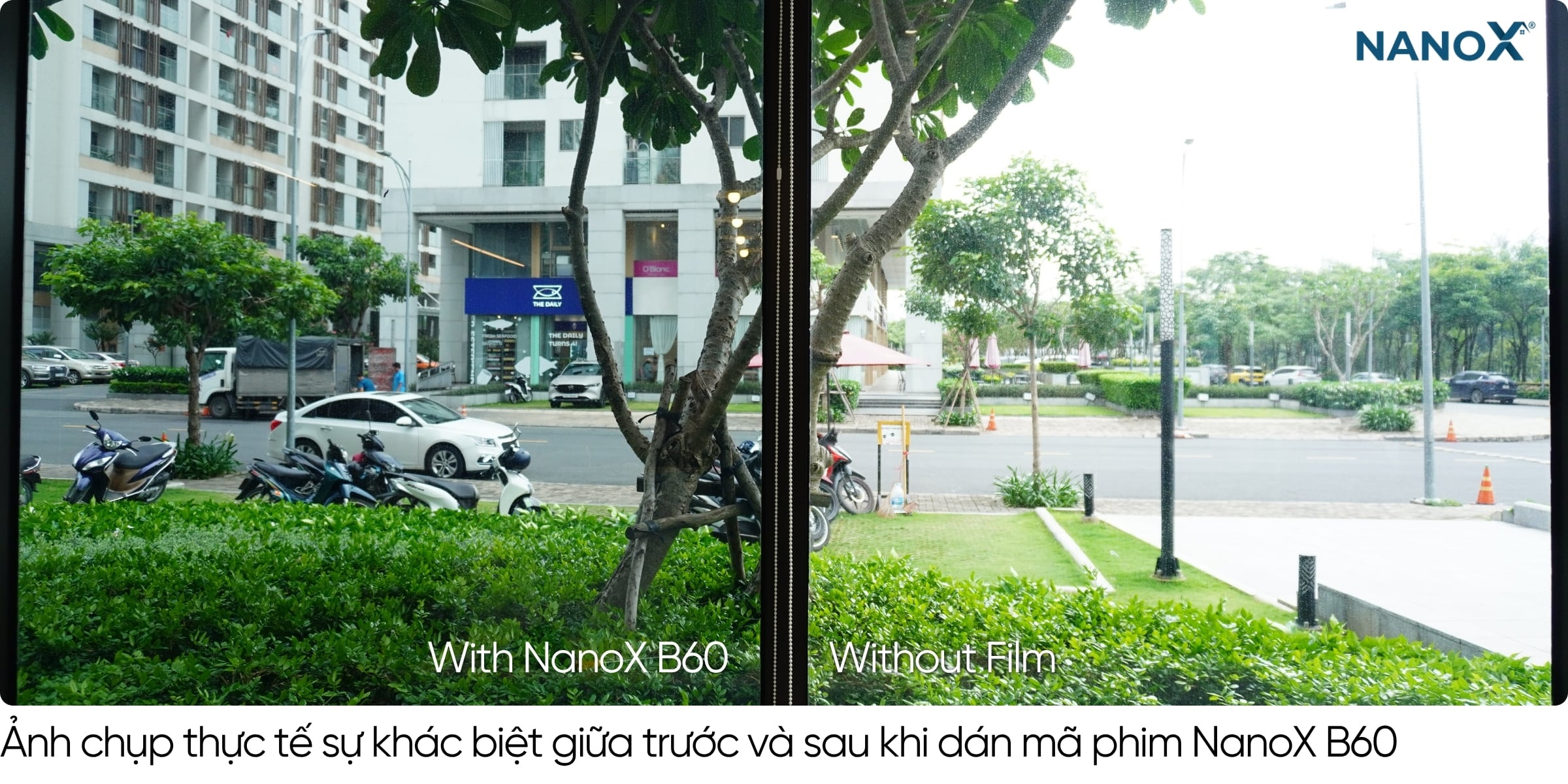 NanoX B60 sở hữu độ xuyên sáng mức trung hòa lý tưởng