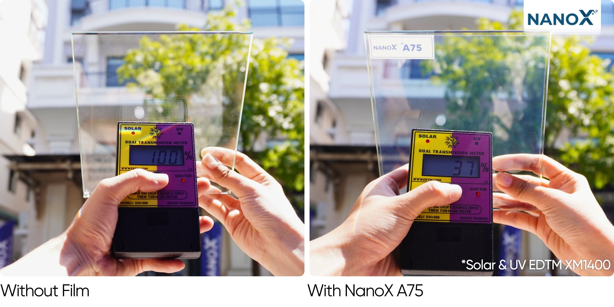 Phim cách nhiệt nhà kính NanoX A75 3 Phim cách nhiệt nhà kính NanoX A75 chống nóng tối ưu