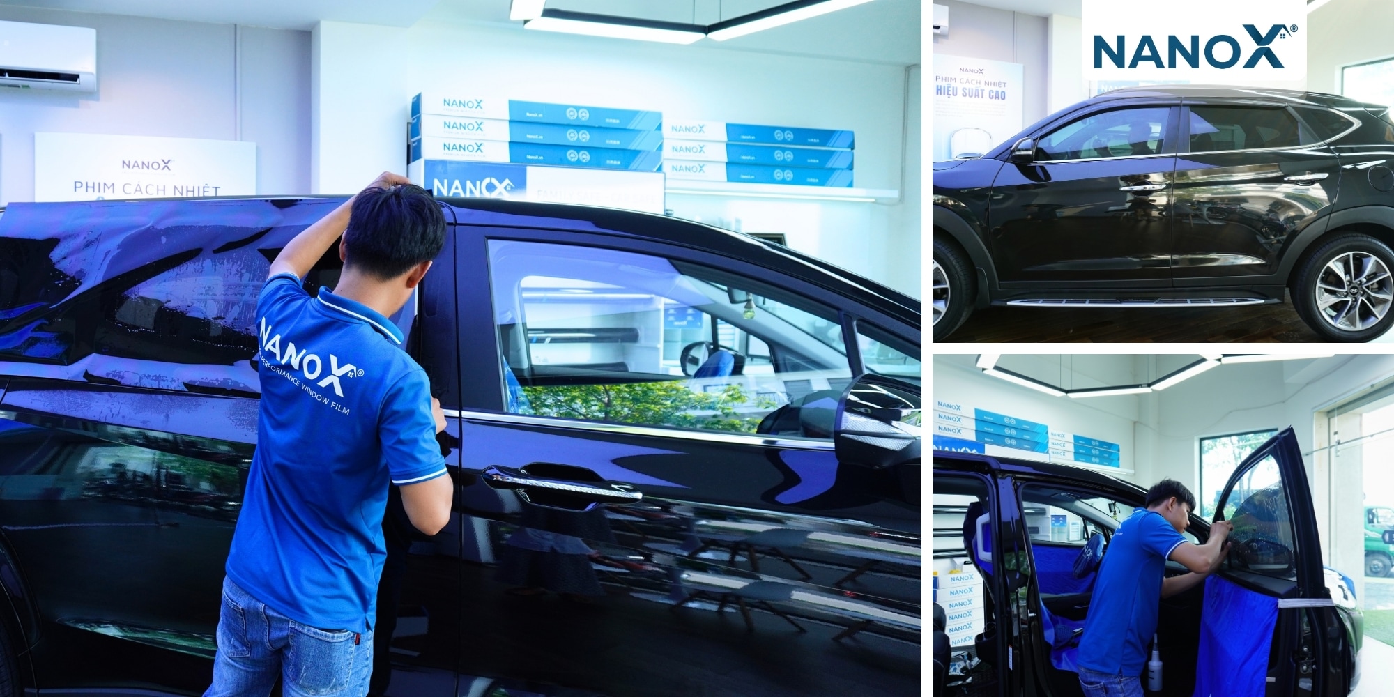 Dán phim cách nhiệt xe ô tô Hyundai 12 Dán phim cách nhiệt Hyundai
