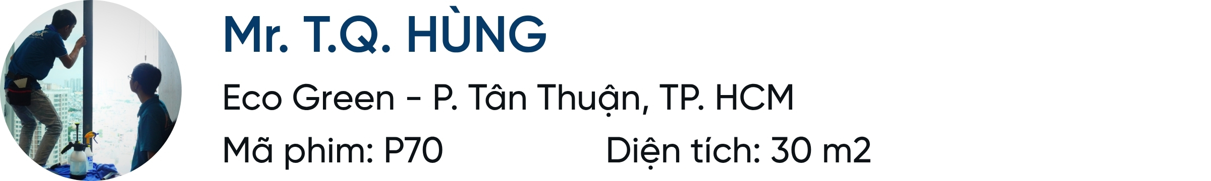 Đánh giá khách hàng Mr Hùng Eco Green