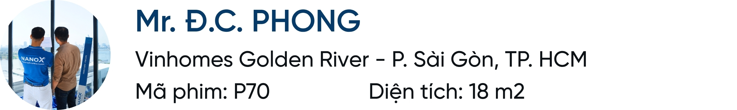 Đánh giá khách hàng Mr Phong Vinhomes Golden River