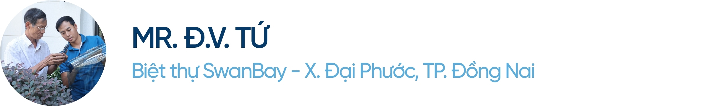 Khách hàng thi công mã phim cách nhiệt nhà kính NanoX P70 Biệt thự SwanBay