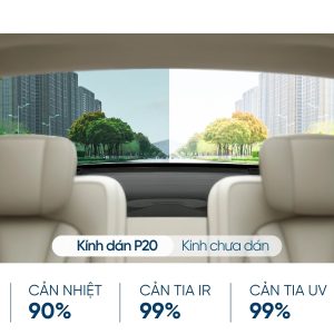 Phim cách nhiệt kính hậu NanoX P20