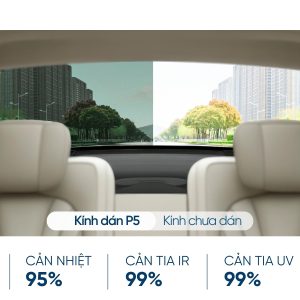 Phim cách nhiệt kính hậu NanoX P5