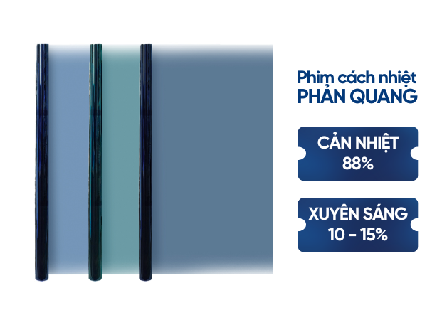Phim cách nhiệt phản quang Phim cách nhiệt phản quang