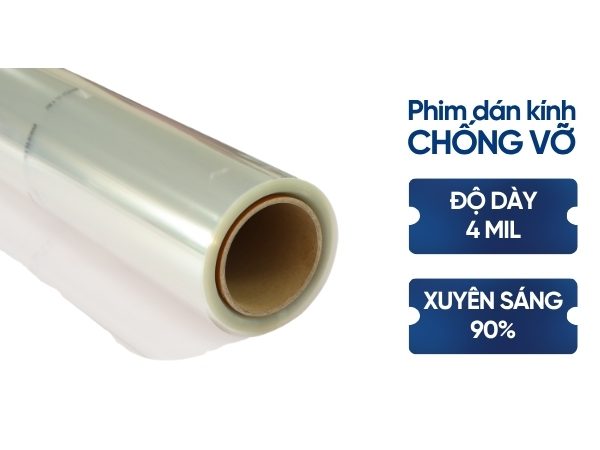 Phim dán chống vỡ kính cường lực
