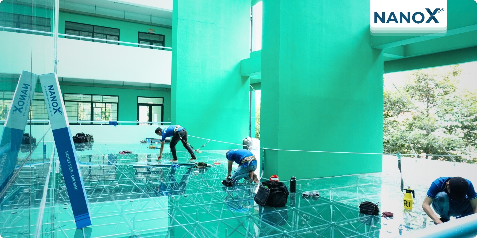 Trường Cao đẳng Lý Tự Trọng 3 Dán phim cách nhiệt trường Cao đẳng Lý Tự Trọng