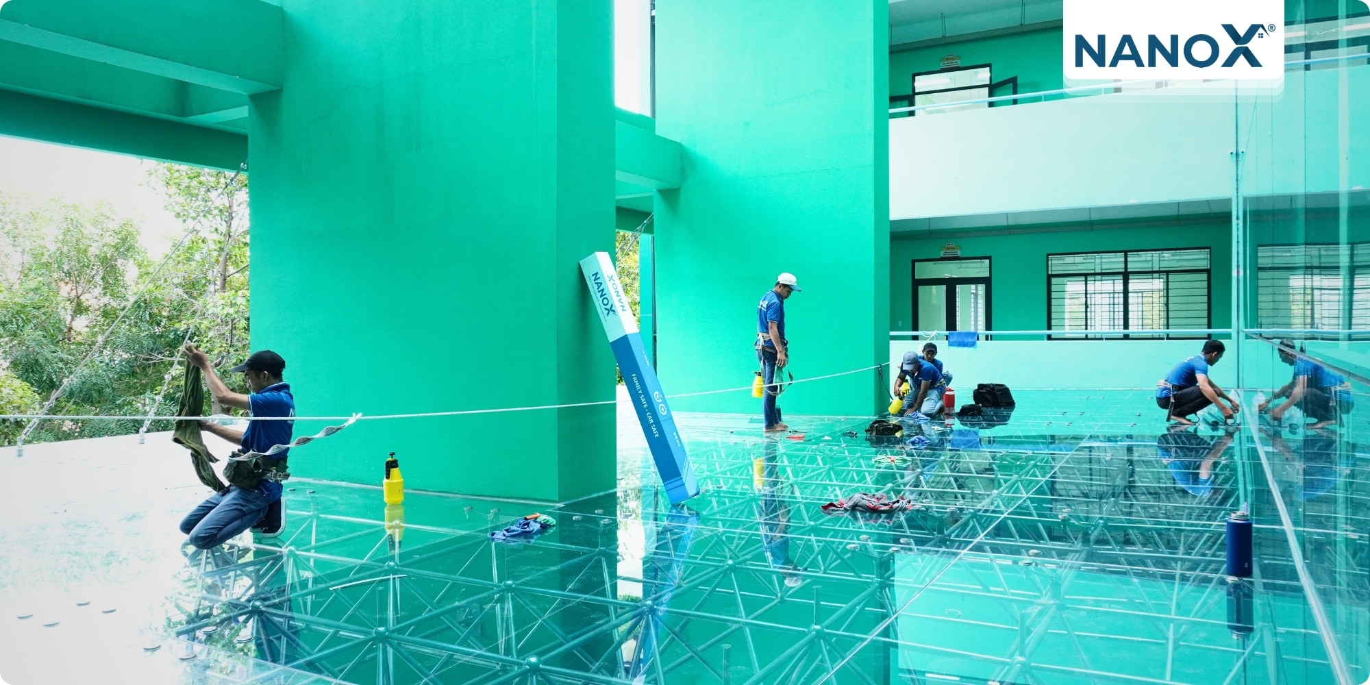 Trường Cao đẳng Lý Tự Trọng 7 Dán phim cách nhiệt trường Cao đẳng Lý Tự Trọng