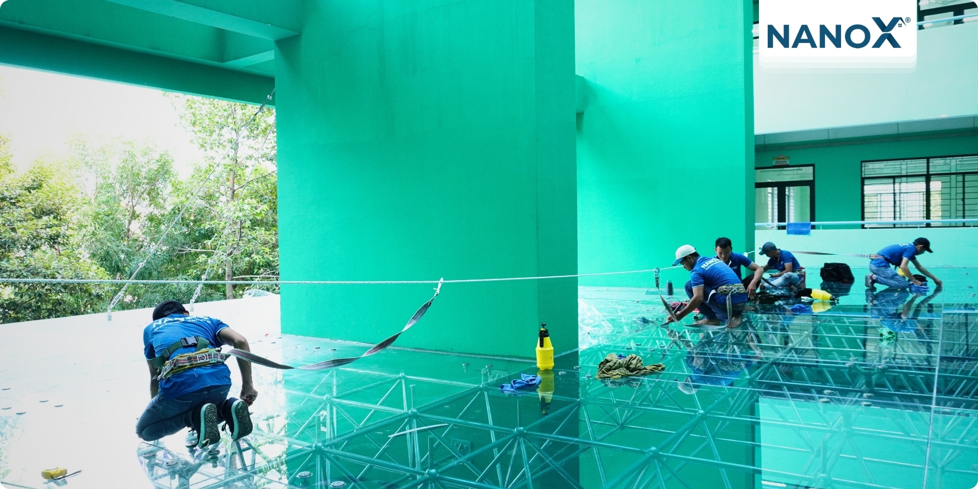 Trường Cao đẳng Lý Tự Trọng 8 Dán phim cách nhiệt trường Cao đẳng Lý Tự Trọng