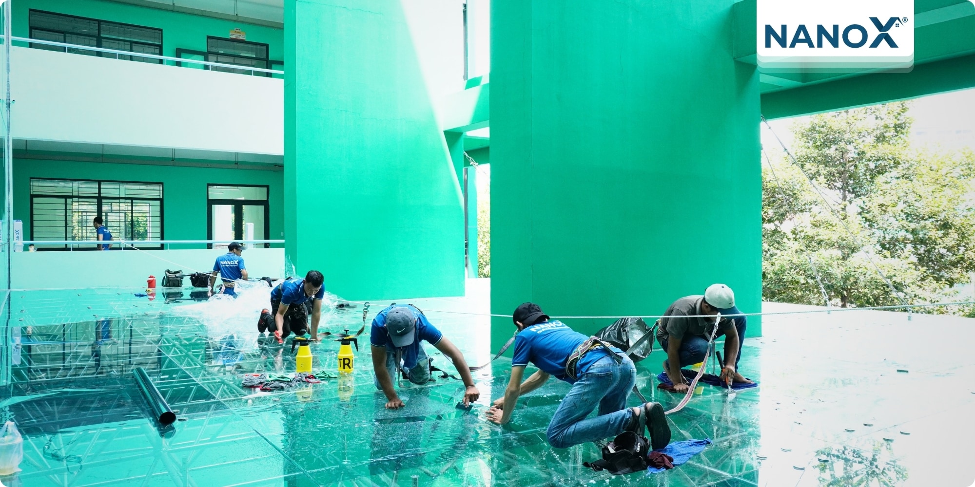 Trường Cao đẳng Lý Tự Trọng 9 Dán phim cách nhiệt trường Cao đẳng Lý Tự Trọng