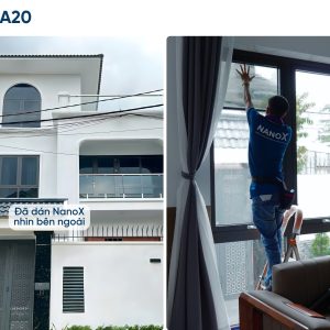 Hình ảnh thi công thực tế mã phim NanoX A20
