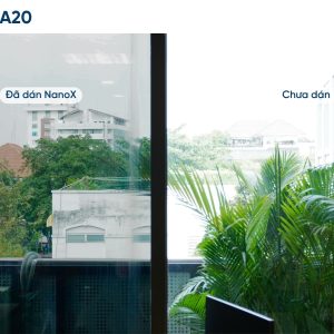 Hình ảnh thi công thực tế mã phim NanoX A20