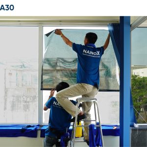 Hình ảnh thi công thực tế mã phim NanoX A30